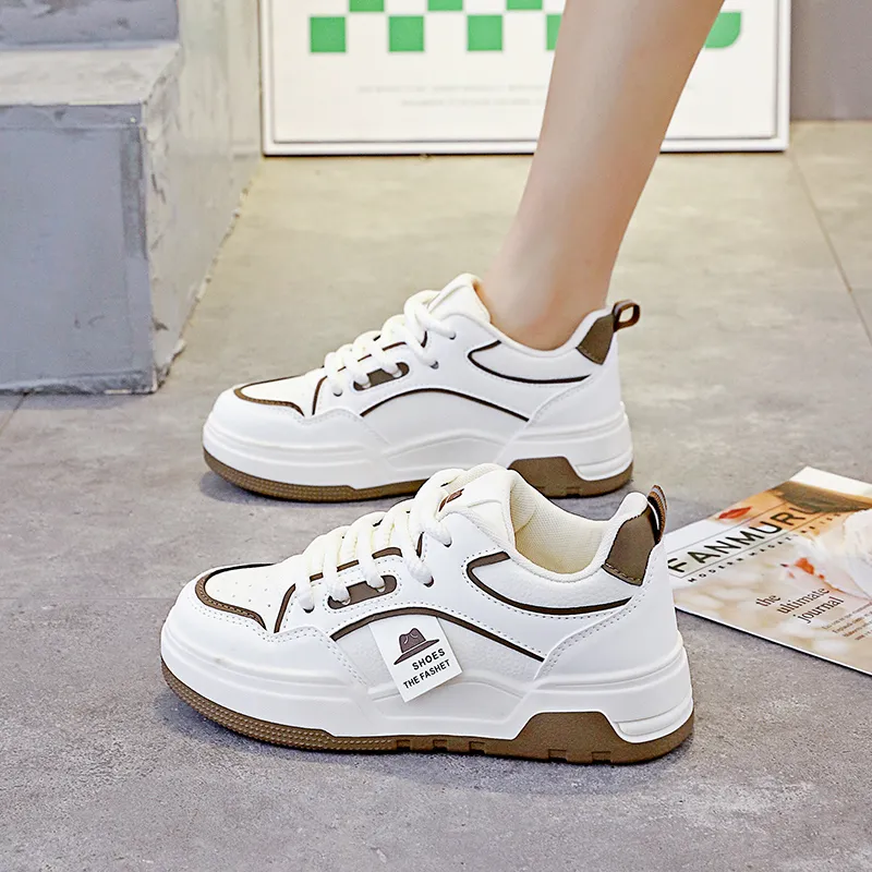 EASTERN CAMEL Coverage Cushioning, Abrasion Resistant, Lightweight, Breathable Low Top Skateboard Shoes Women's-1