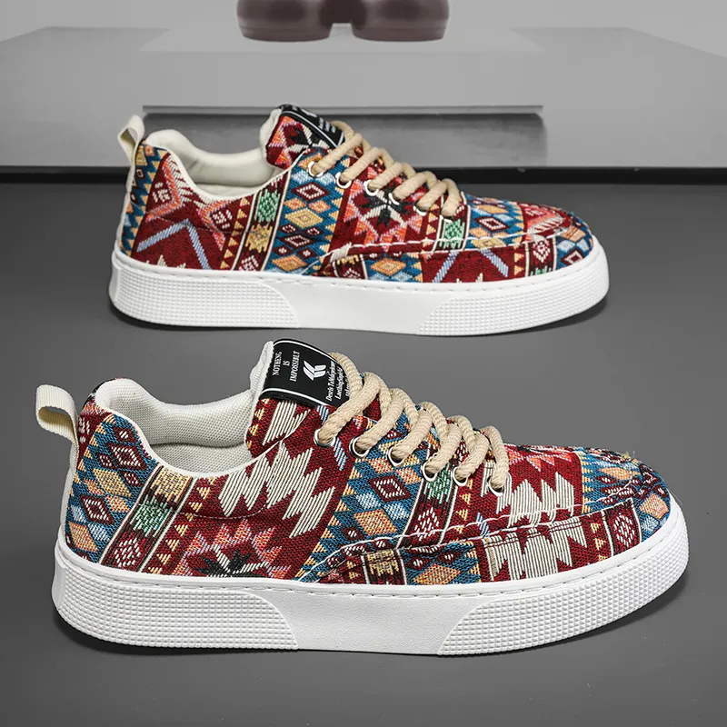 EASTERN CAMEL Slip Resistant And Breathable Low Top Skateboard Shoes Men's-2