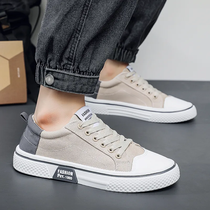 EASTERN CAMEL Skateboard Shoes Men Low Top Black-10