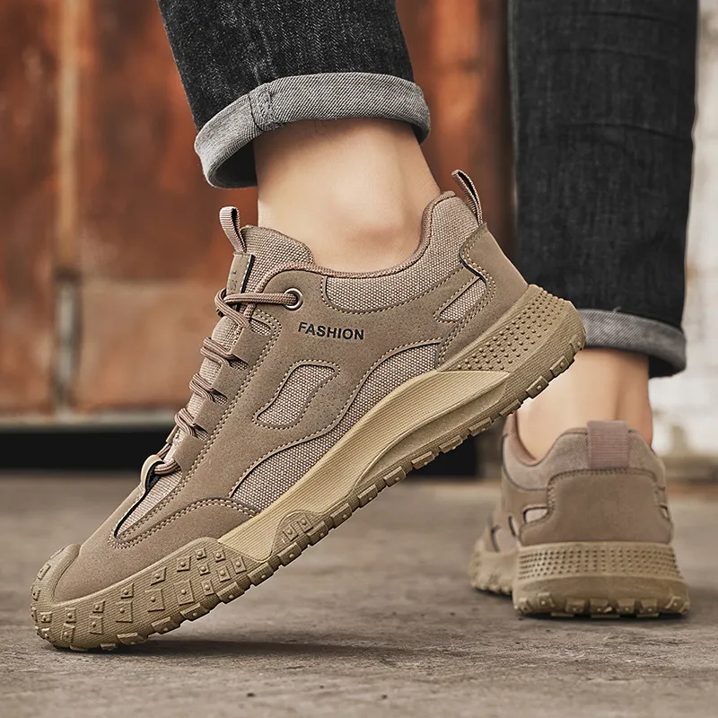 EASTERN CAMEL Anti Slip Wear Resistant Low Top Casual Shoes Men's-4