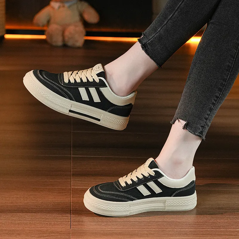 EASTERN CAMEL Low Top Canvas Shoes Women's-8