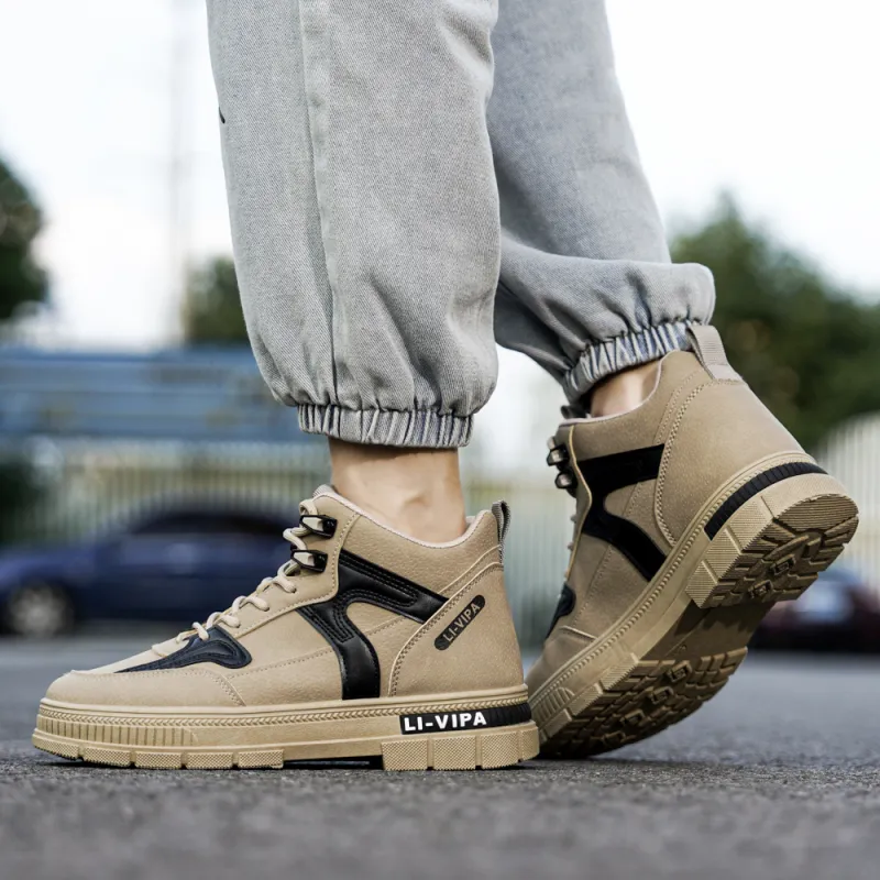 EASTERN CAMEL Abrasion Resistant Mid Top Casual Shoes Men's-14