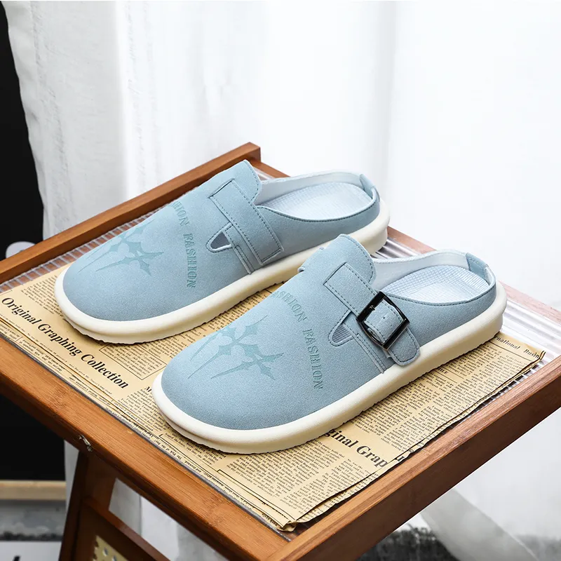 EASTERN CAMEL Slip Resistant Closed Toe Slippers Men's-16