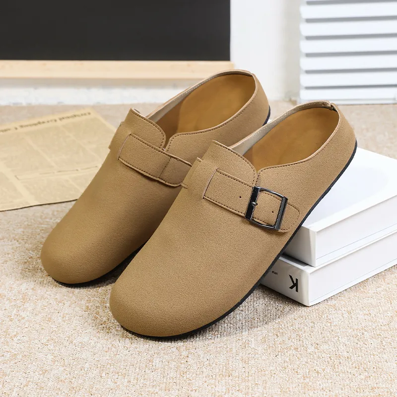 EASTERN CAMEL Closed Toe Slippers Men's-18