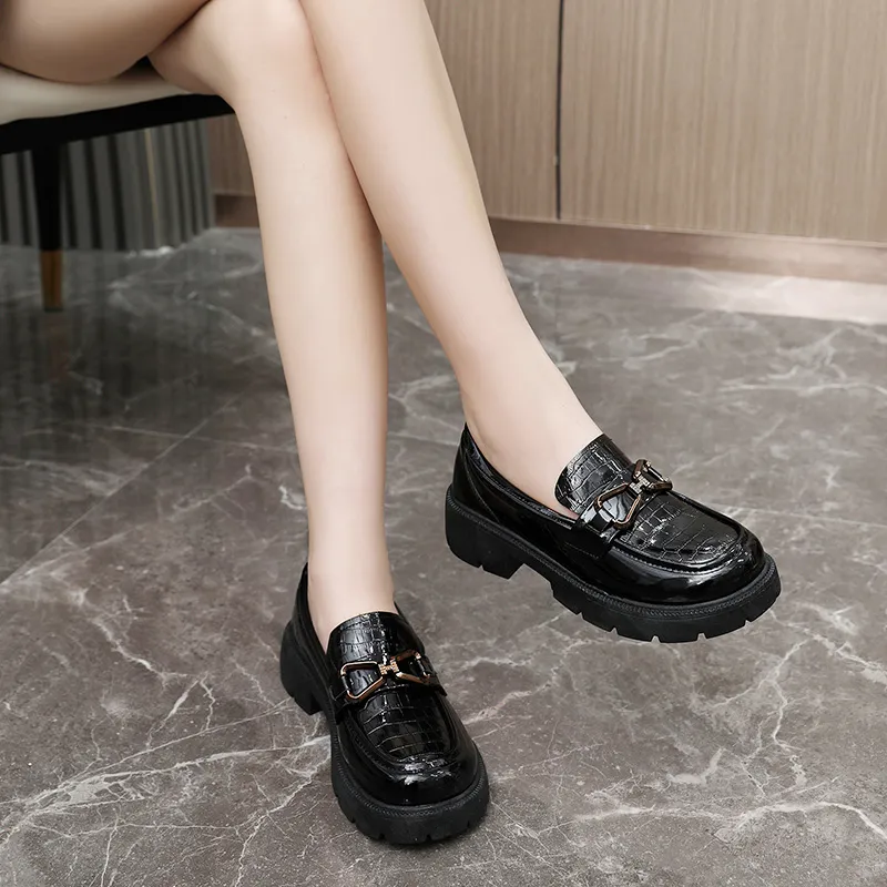 EASTERN CAMEL Loafers Women's Black-5