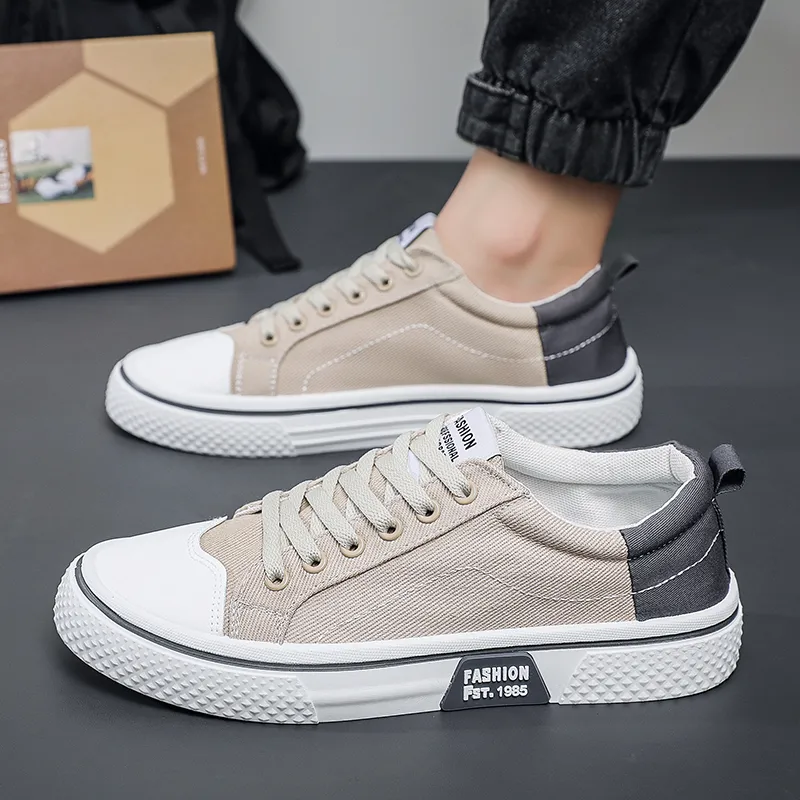 EASTERN CAMEL Skateboard Shoes Men Low Top Black-8