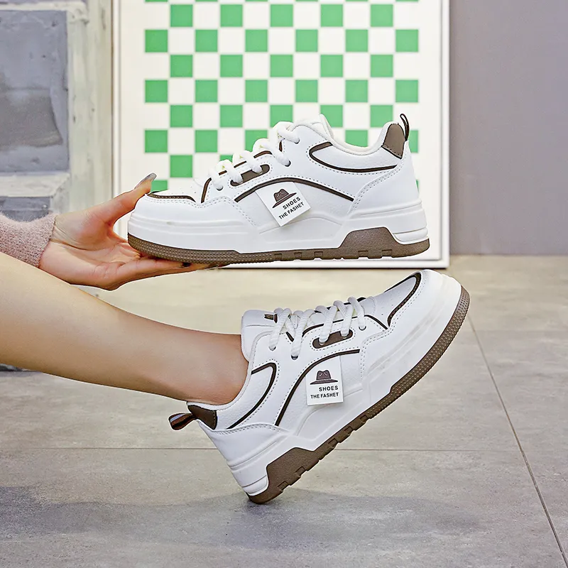 EASTERN CAMEL Coverage Cushioning, Abrasion Resistant, Lightweight, Breathable Low Top Skateboard Shoes Women's-4