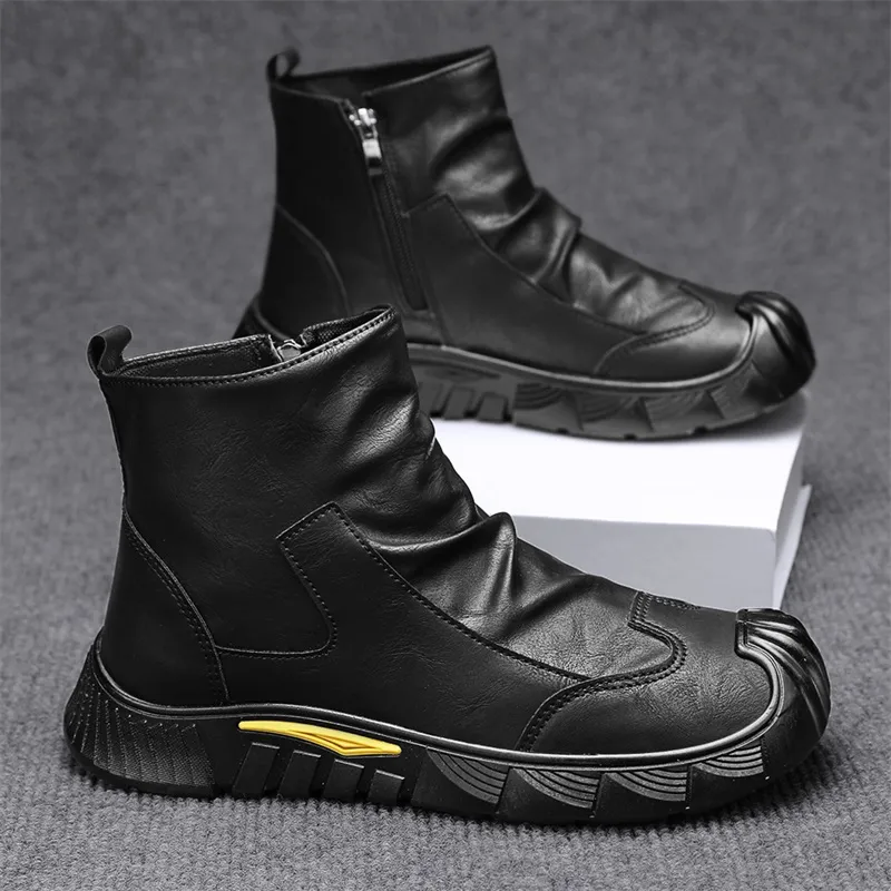 EASTERN CAMEL Ankle Boots Men's-3