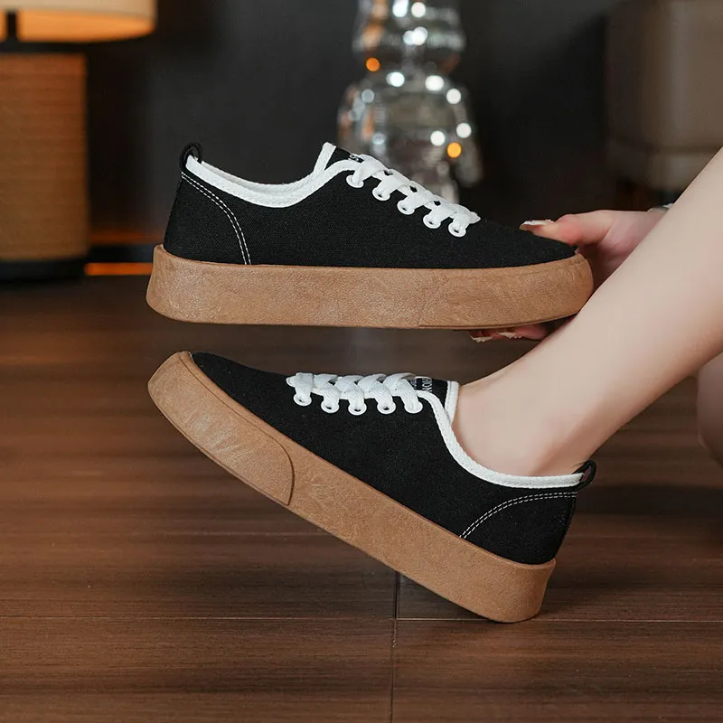EASTERN CAMEL Breathable Low Top Canvas Shoes Women's-9