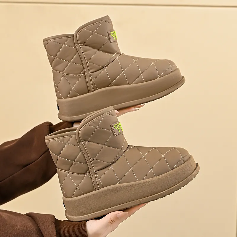 EASTERN CAMEL Thermal Abrasion Resistant Cushioning Short Snow Boots Women's-7