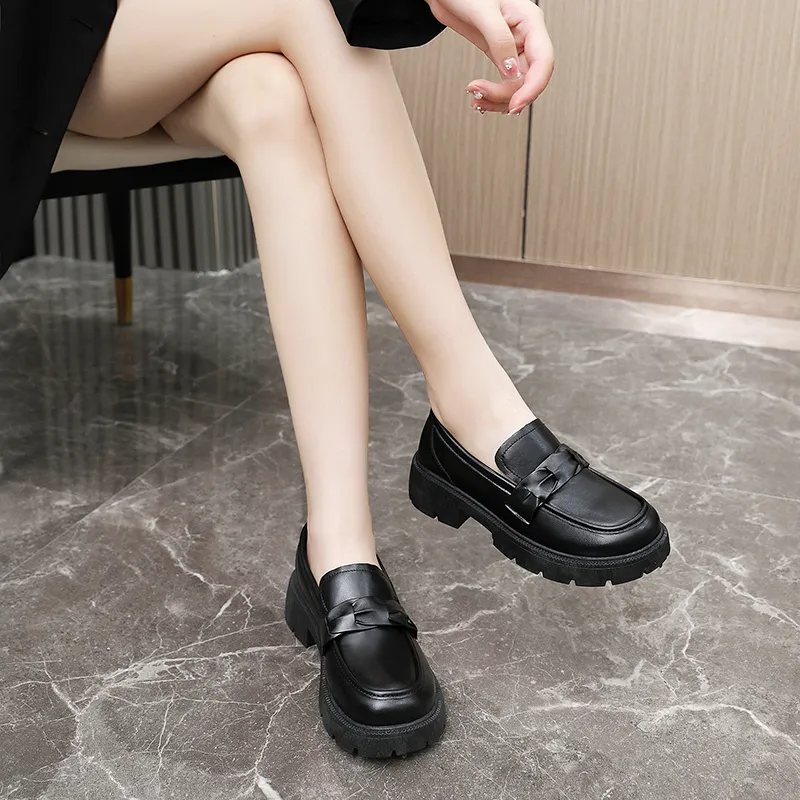 EASTERN CAMEL Loafers Women's Black-4