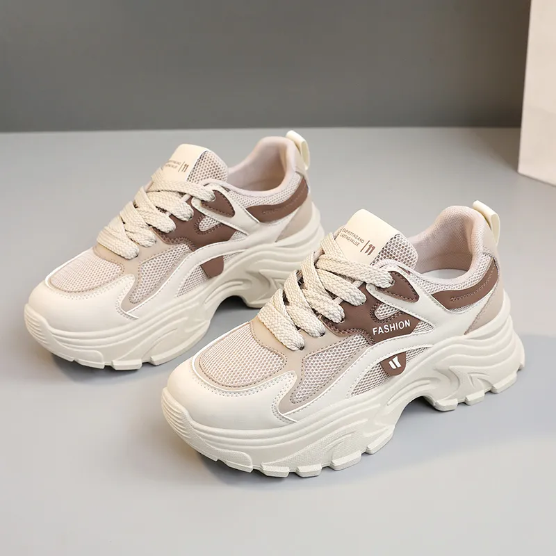 EASTERN CAMEL Low Top Chunky Sneakers Women's-8