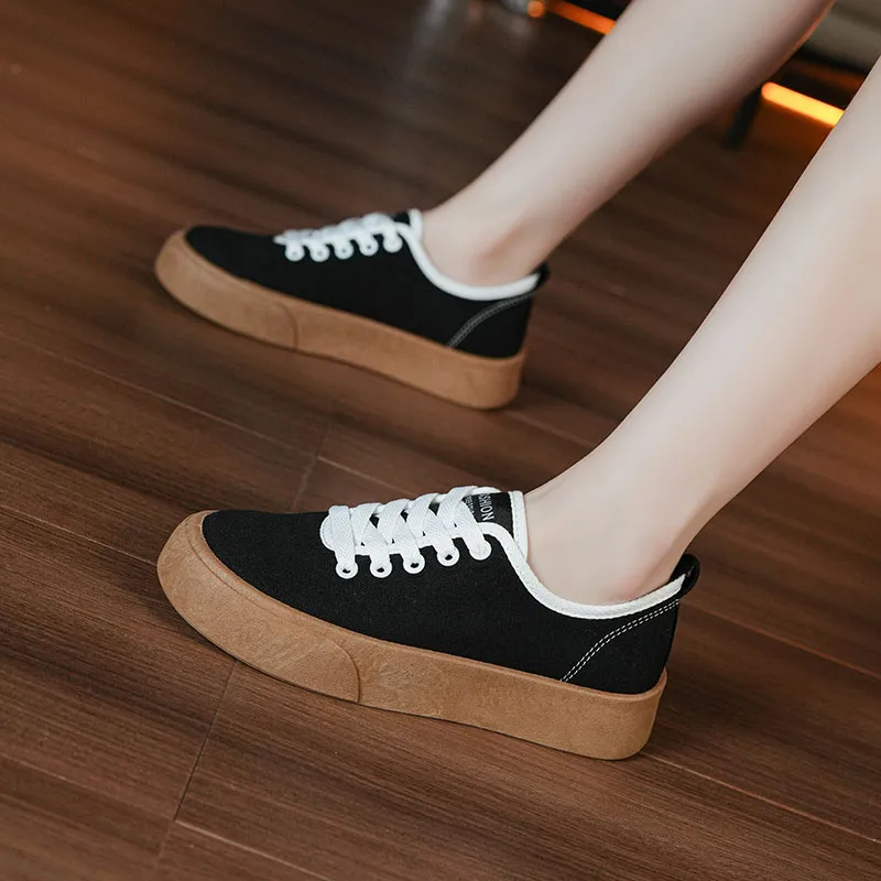 EASTERN CAMEL Breathable Low Top Canvas Shoes Women's-11