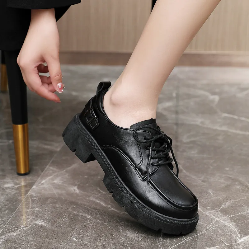 EASTERN CAMEL Casual Single Shoes Women's Black-4