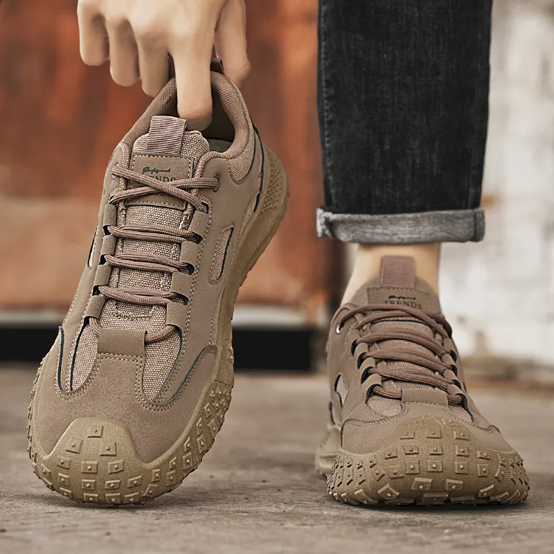 EASTERN CAMEL Anti Slip Wear Resistant Low Top Casual Shoes Men's-2