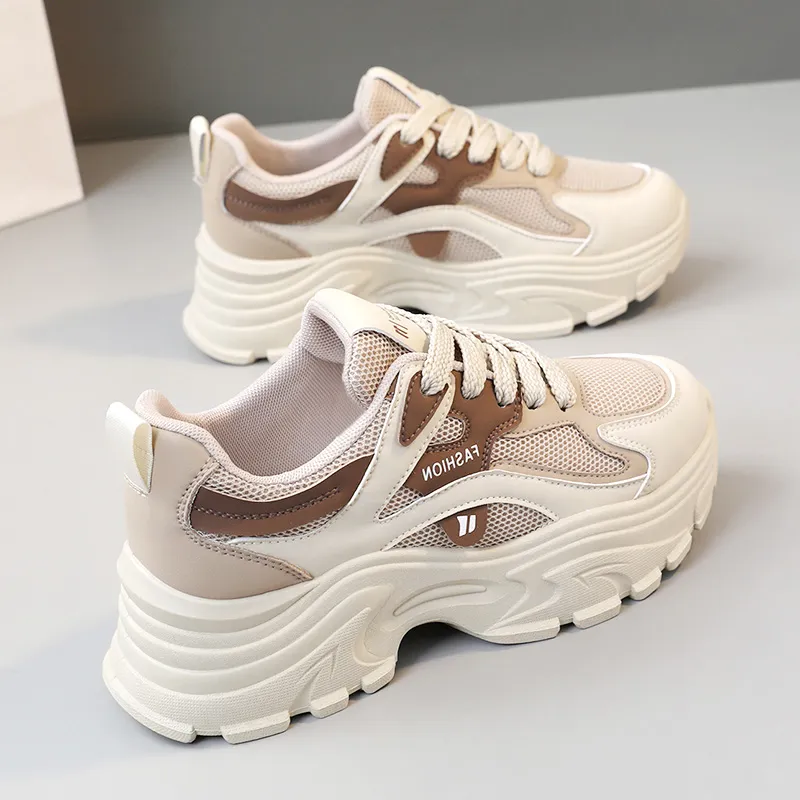 EASTERN CAMEL Low Top Chunky Sneakers Women's-7
