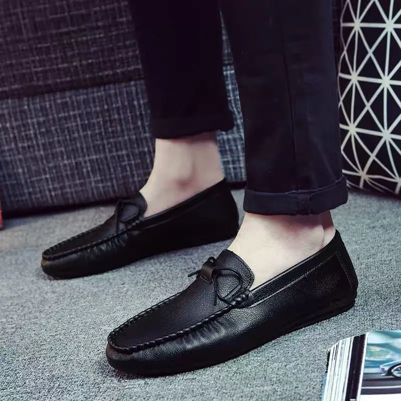 EASTERN CAMEL Gommino Loafers Men's Black-4