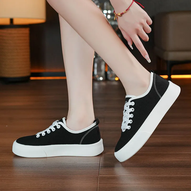 EASTERN CAMEL Breathable Low Top Canvas Shoes Women's-5
