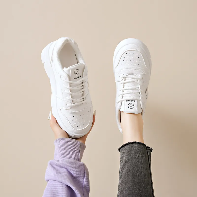 EASTERN CAMEL Slip Resistant Height Increasing Low Top Casual Shoes Women's-8