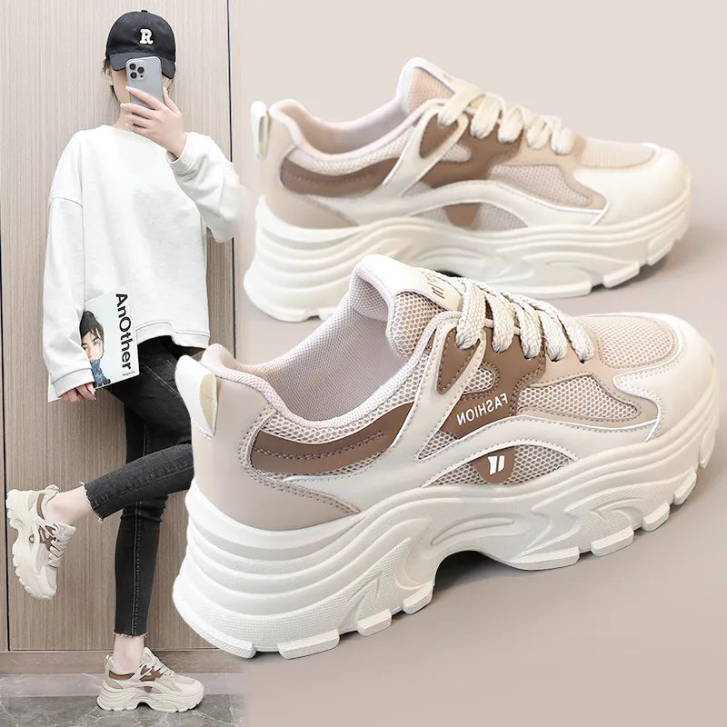 EASTERN CAMEL Low Top Chunky Sneakers Women's-12