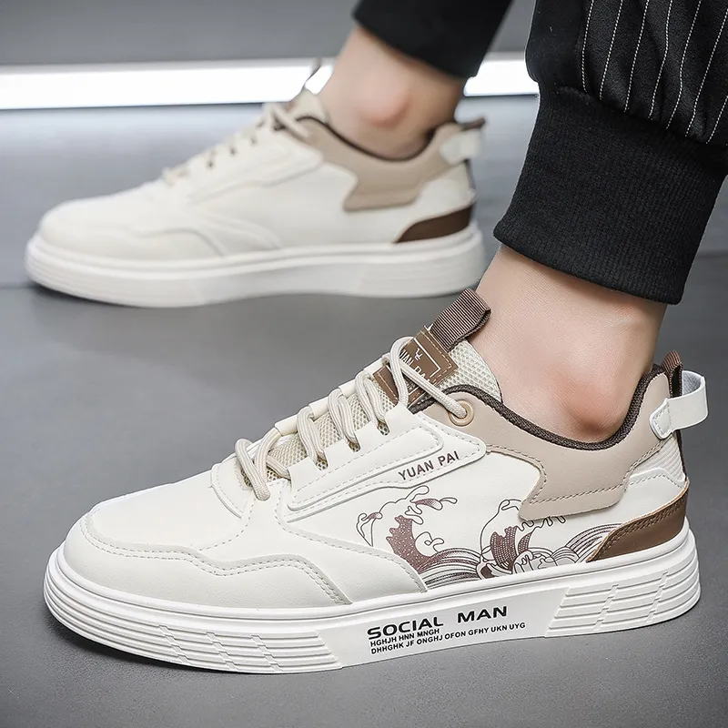 EASTERN CAMEL Low Top Skateboard Shoes Men's-8