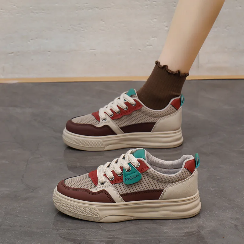 EASTERN CAMEL Skateboard Shoes Women's Low Top-6