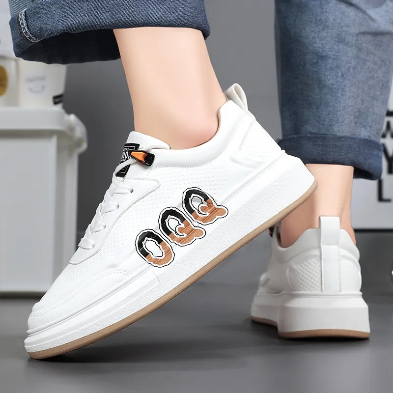 EASTERN CAMEL Breathable Height Increase Low Top Skateboard Shoes Men's-4