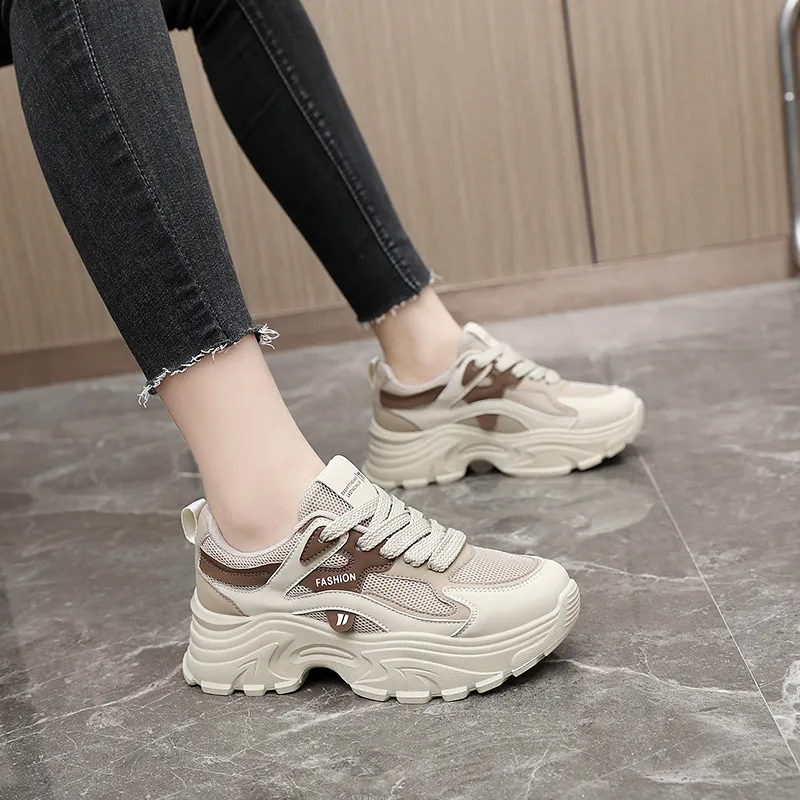 EASTERN CAMEL Low Top Chunky Sneakers Women's-11