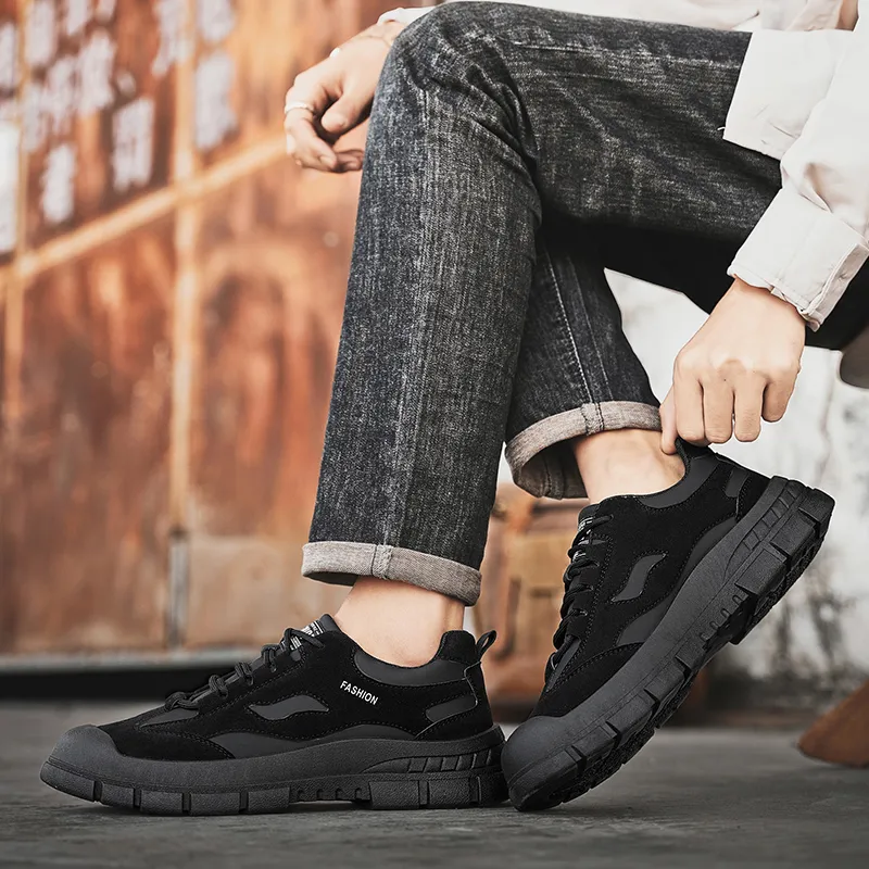 EASTERN CAMEL Coverage Thermal Slip Resistant Cushioning Abrasion Resistant Low Top Casual Shoes Men's-20