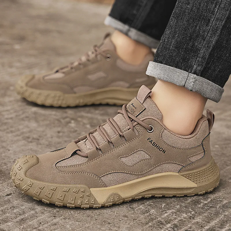 EASTERN CAMEL Anti Slip Wear Resistant Low Top Casual Shoes Men's-3