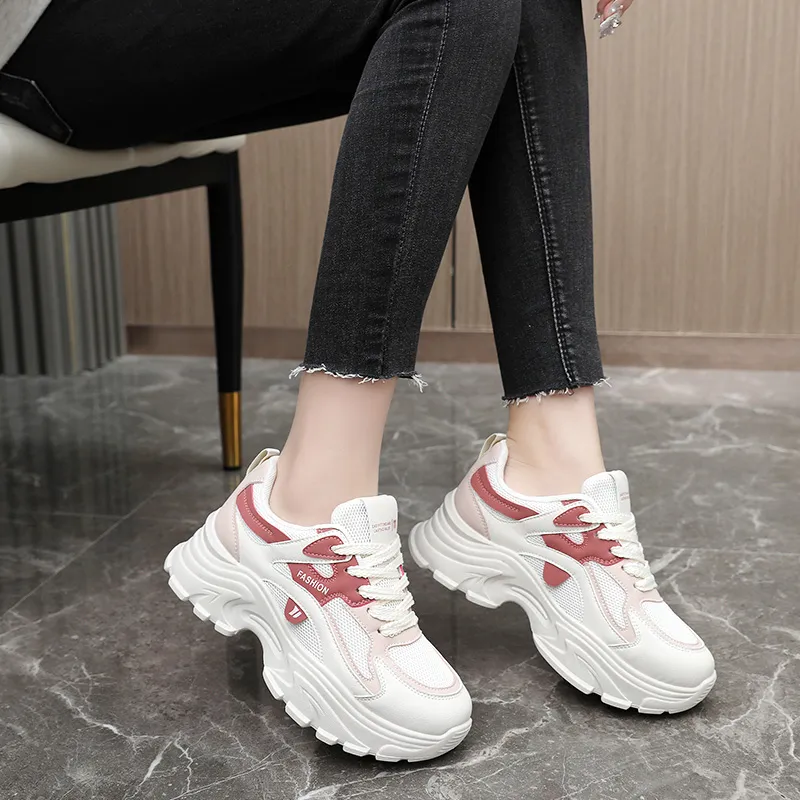 EASTERN CAMEL Low Top Chunky Sneakers Women's-5