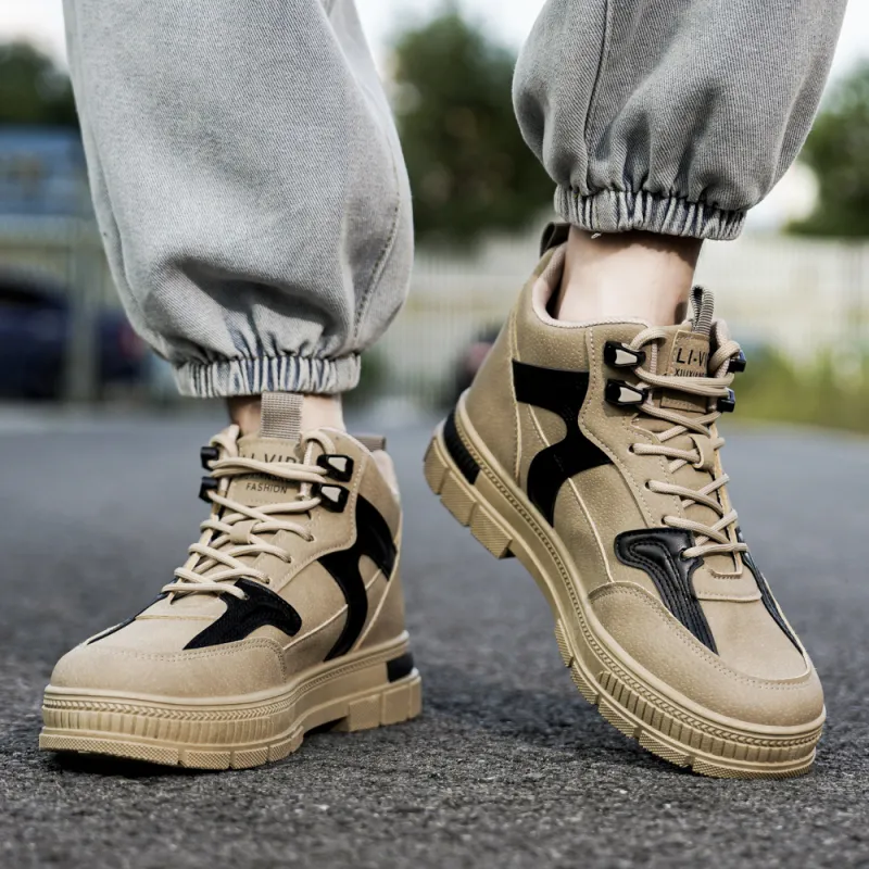 EASTERN CAMEL Abrasion Resistant Mid Top Casual Shoes Men's-13