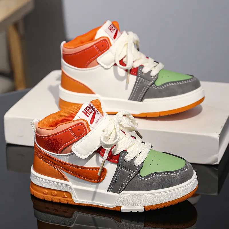 Izumi Chiryū High Top Kids Lifestyle Shoes Kids'-9