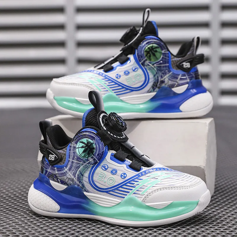 Izumi Chiryū Anti Slip Wear Resistant Low Top Kids' Running Shoes Kids'-9