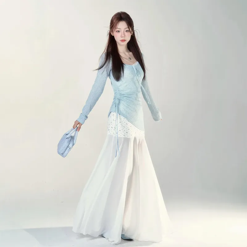 COVER TIME Two Piece Skirt Sets Women's-3