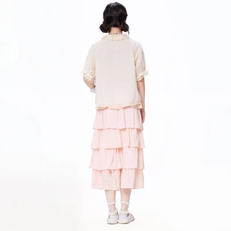 COVER TIME Two Piece Skirt Sets Women's-5