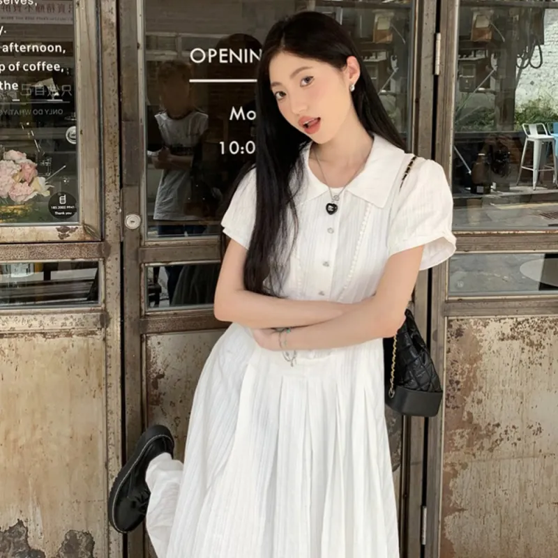 COVER TIME Short Sleeved Dress Women's-3