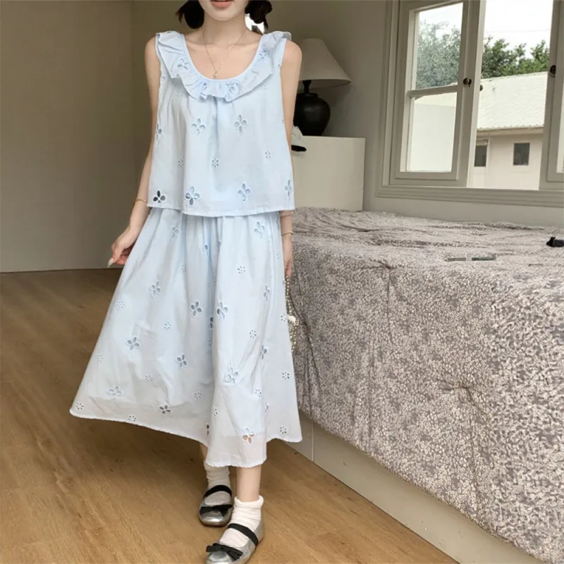 COVER TIME Two Piece Skirt Sets Women's-2