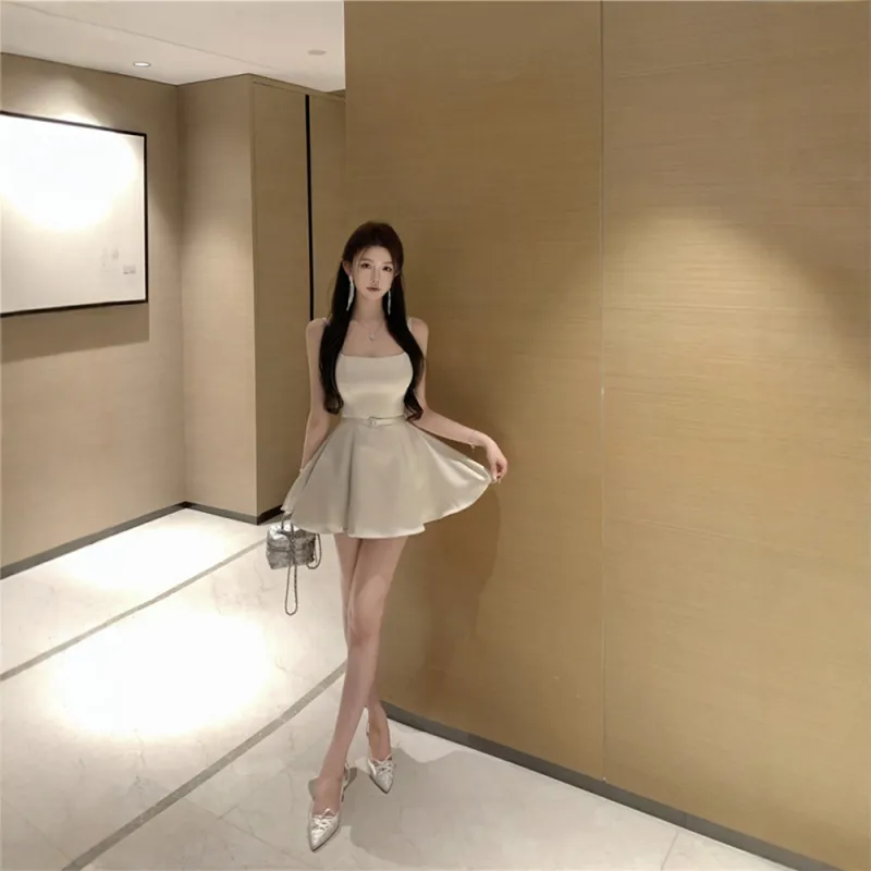 COVER TIME Slip Dresses Women's-3