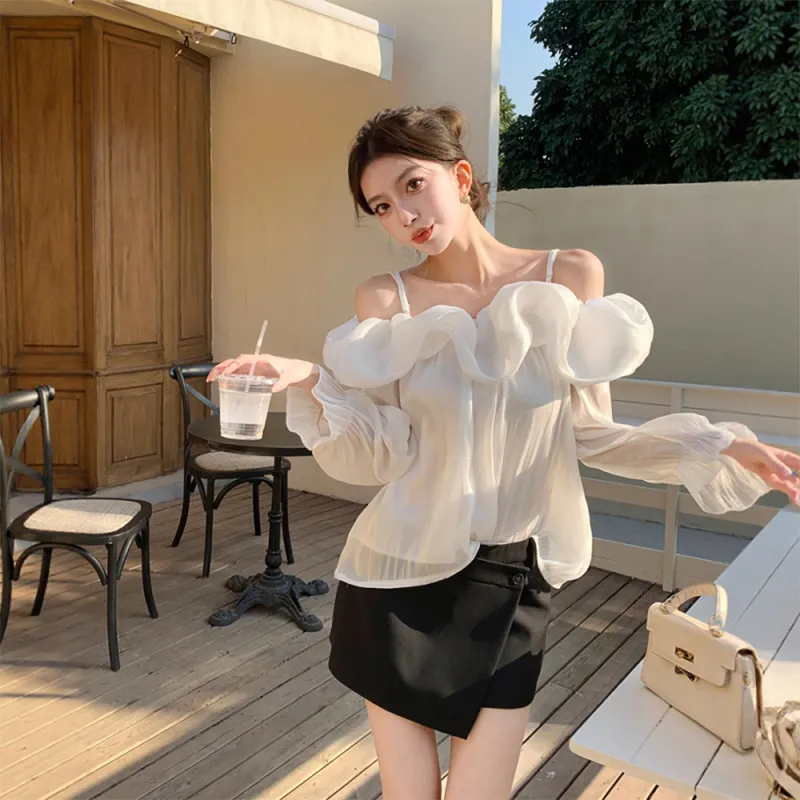 COVER TIME T Shirts Women's Apricot-1