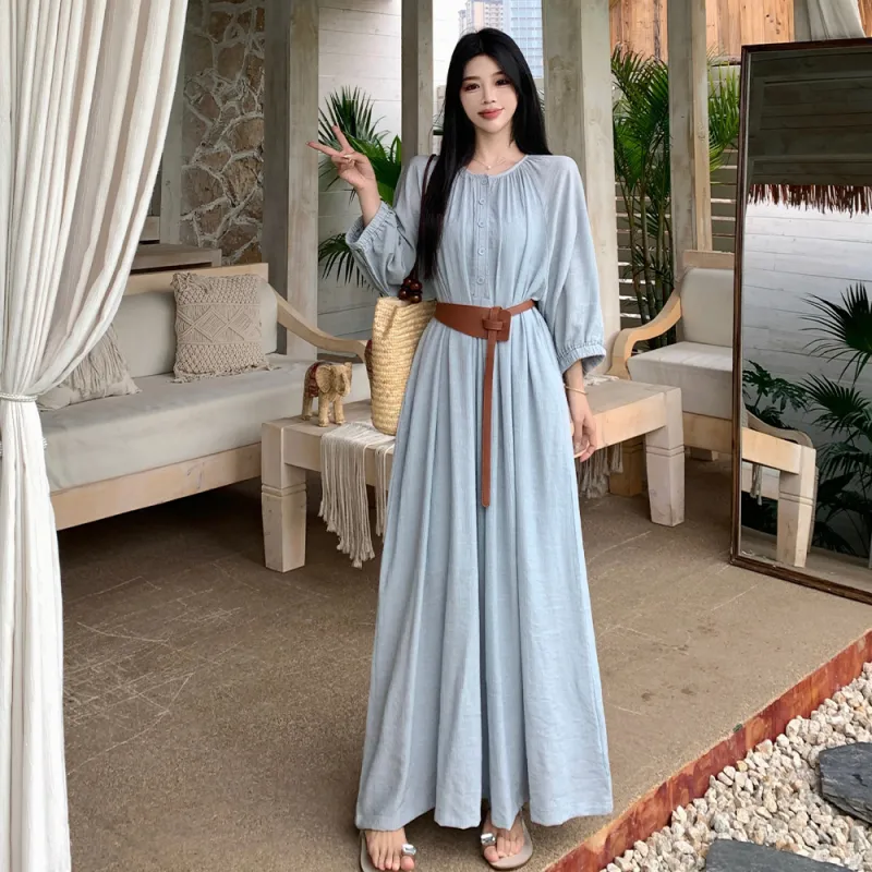 COVER TIME Long Sleeved Dress Women's-2