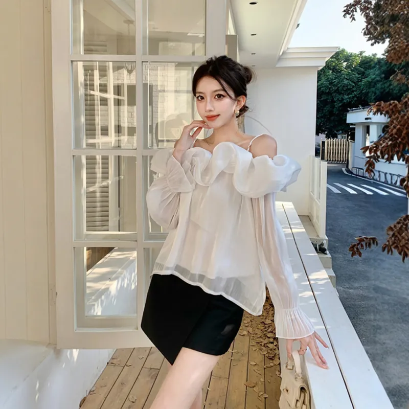 COVER TIME T Shirts Women's Apricot-3