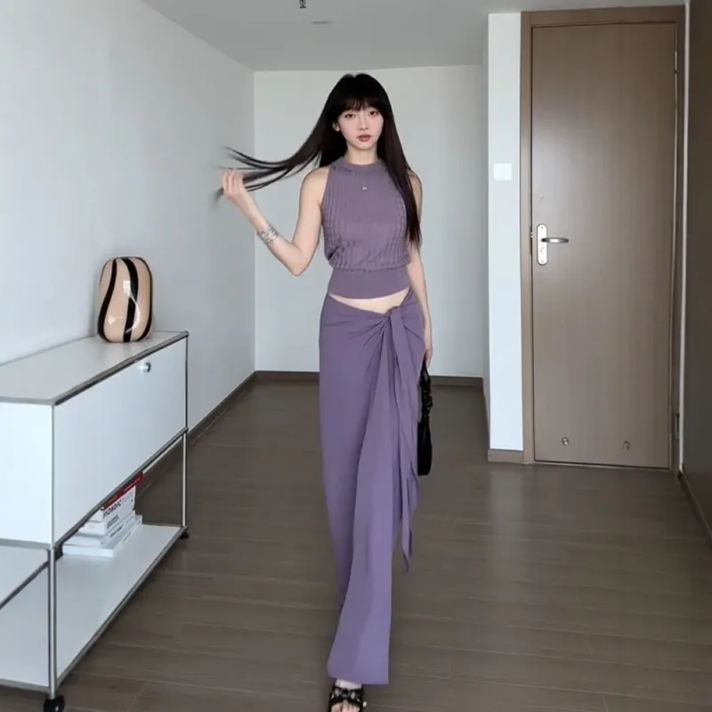COVER TIME Two Piece Skirt Sets Women's-2