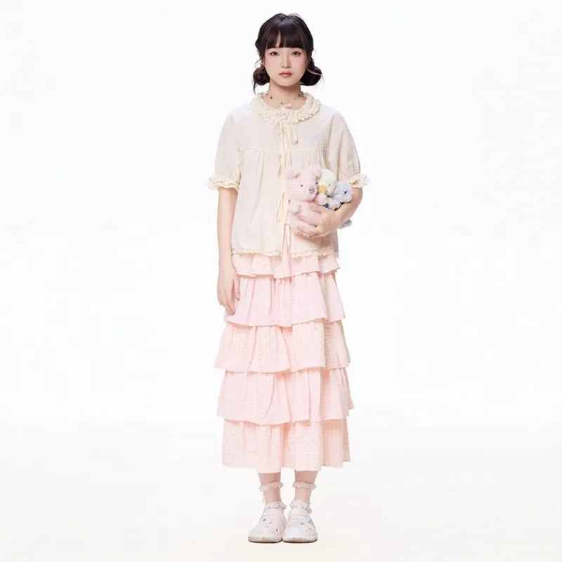COVER TIME Two Piece Skirt Sets Women's-6