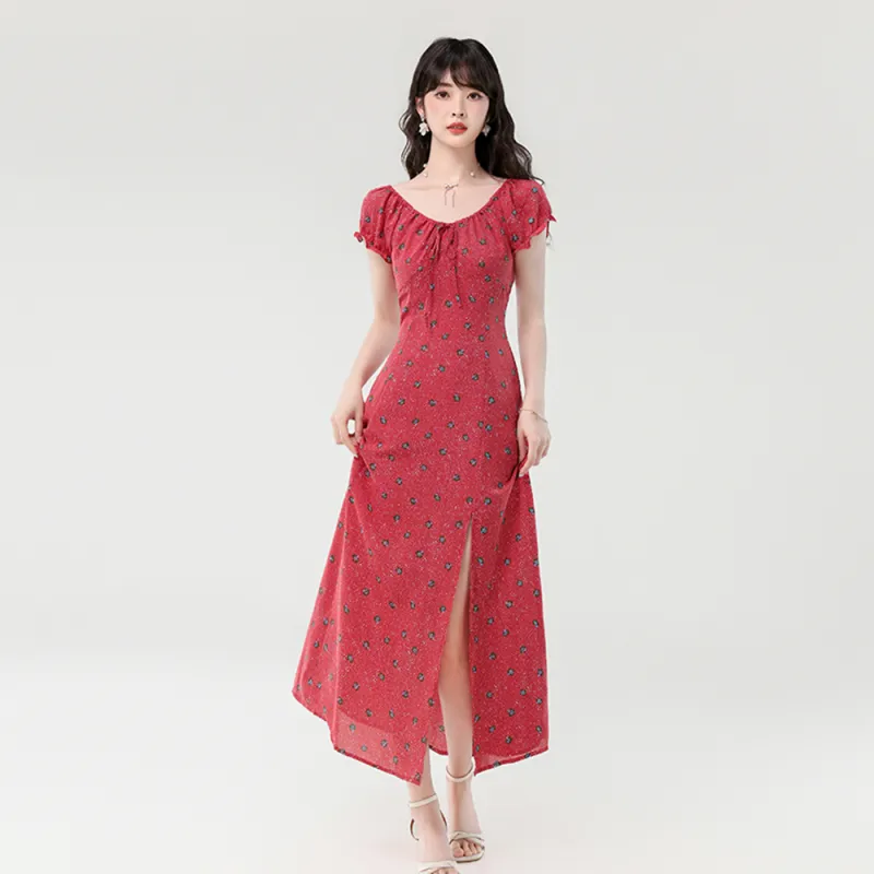 COVER TIME Short Sleeved Dress Women's-3