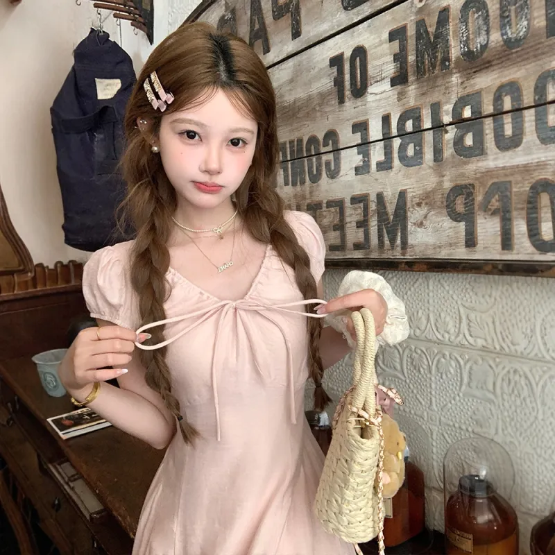 COVER TIME Short Sleeved Dress Women's-5
