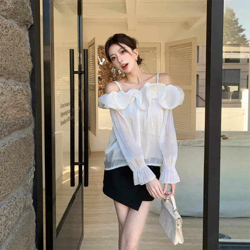 COVER TIME T Shirts Women's Apricot-4