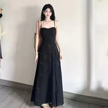 COVER TIME Slip Dresses Women's Black
