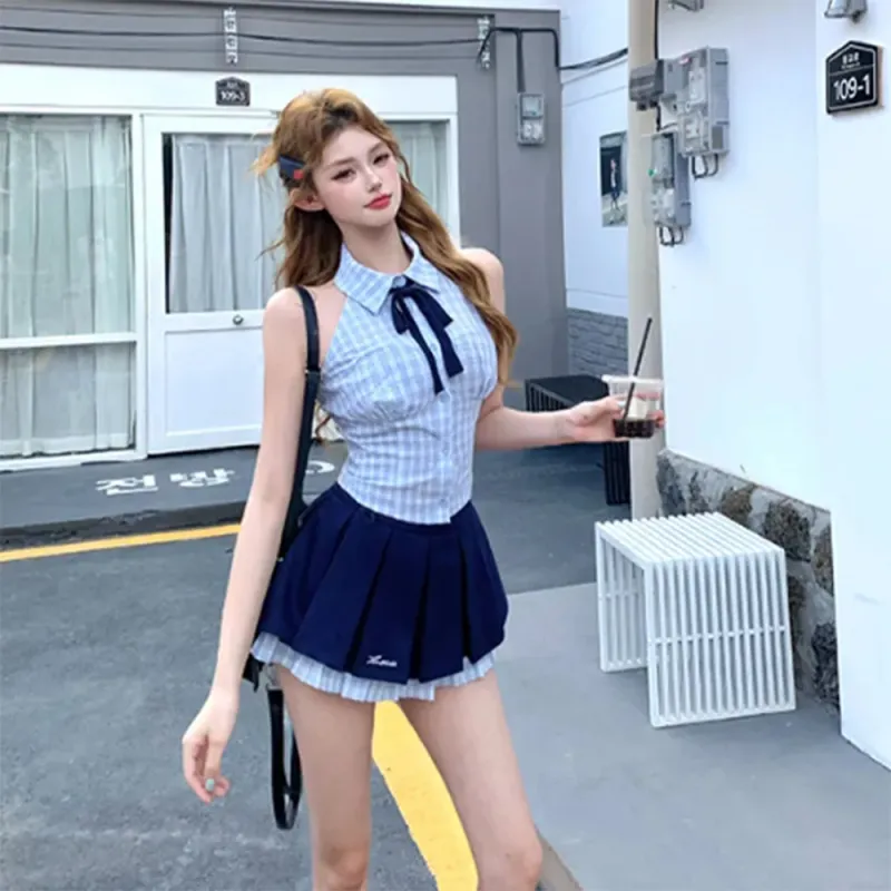 COVER TIME Two Piece Skirt Sets Women's-2