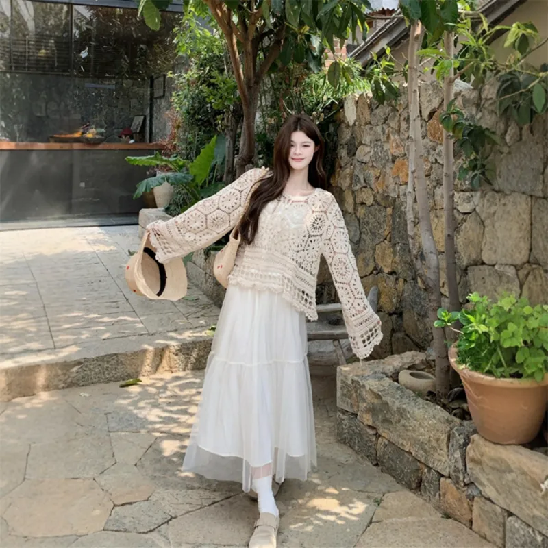 COVER TIME Two Piece Skirt Sets Women's Image Color-6